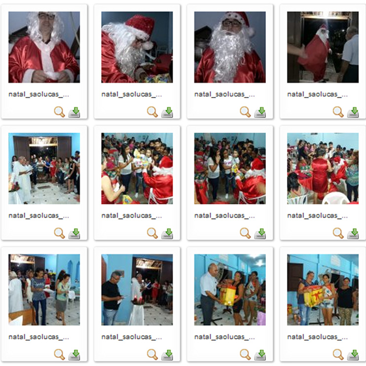 fotos celebracao natal saolucas